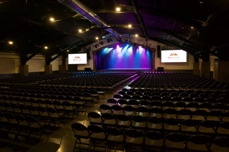 DeJoria Center Arena Concert Setup